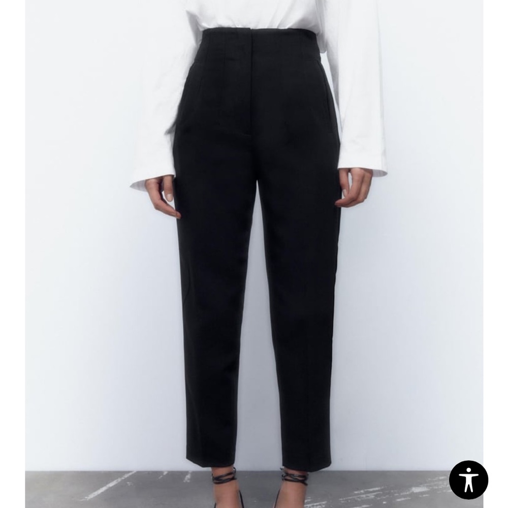Zara High  Waisted Pants Instagram/Blogger